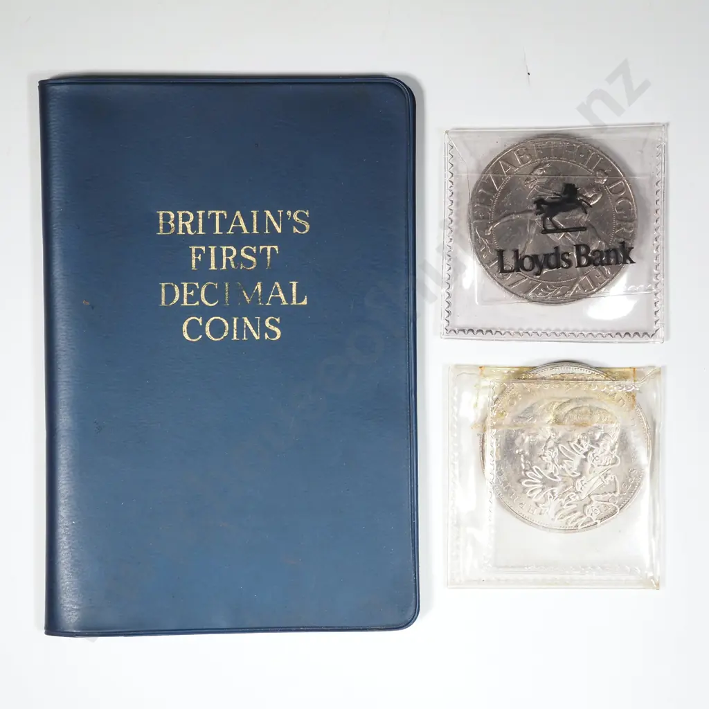 Set of British First Decimal Coins & Two Coins - Dianna & 1977 Jubilee Commemorative. Image 1++