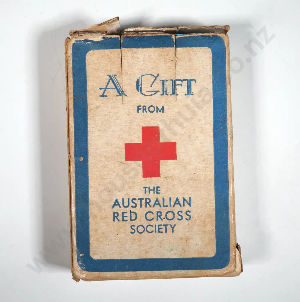 Boxed Playing Cards - A Gift from the Australian Red Cross. Image 1++
