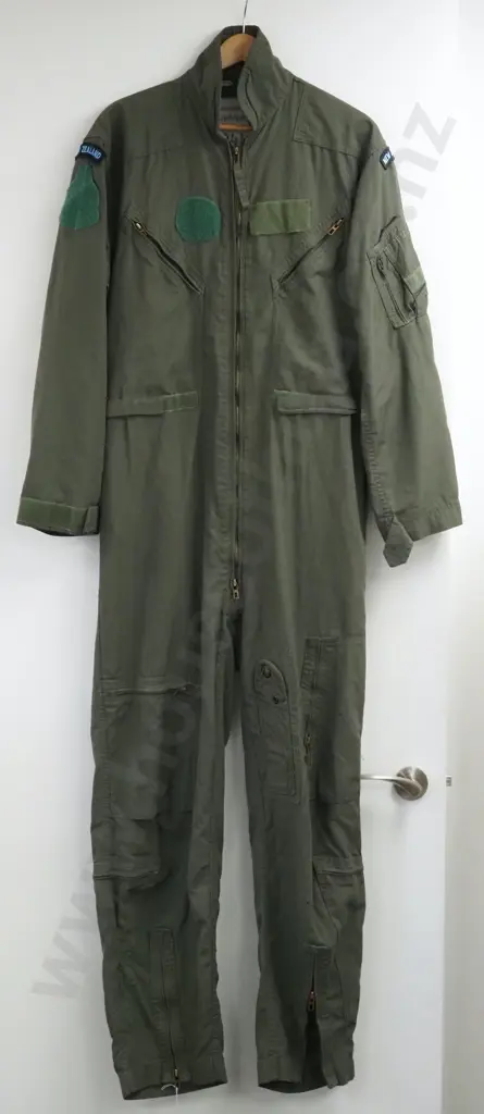 RNZAF Sage Green Coveralls Size 44L. Image 1++