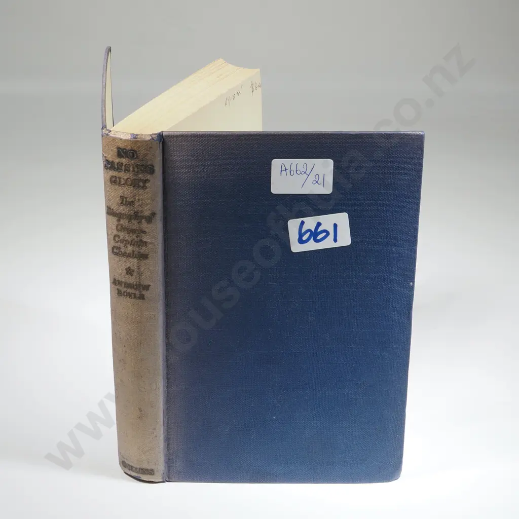 Boyle, Andrew. 1955. No Passing Glory - The Biography of Group Captain Cheshire. Image 1++