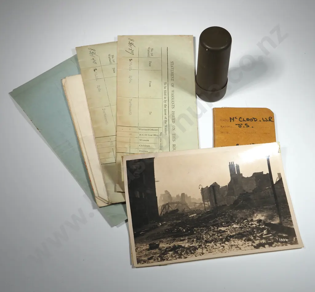 WWII & Post WWII Ephemera. Image 1++