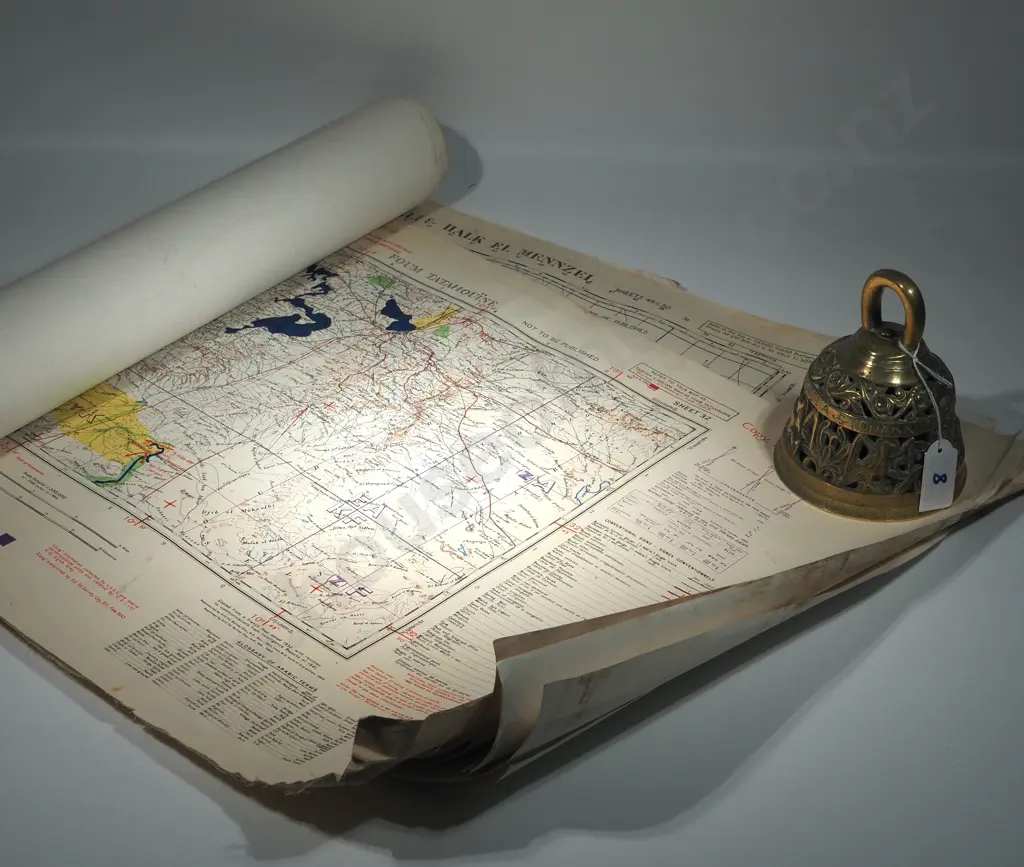 10 WW2 War Office Maps of Tunisia  Image 1++