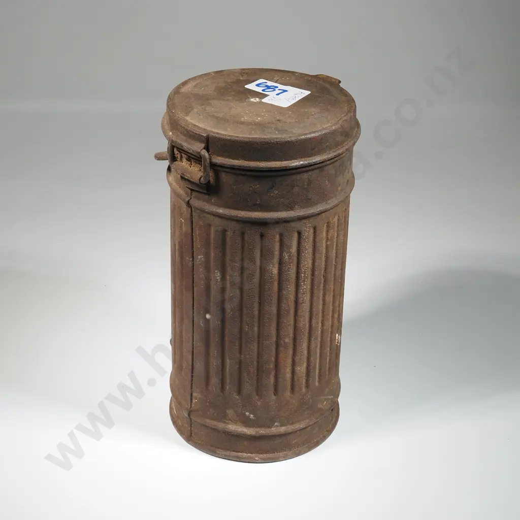 WWI German Gas Mask Canister. Image 1++