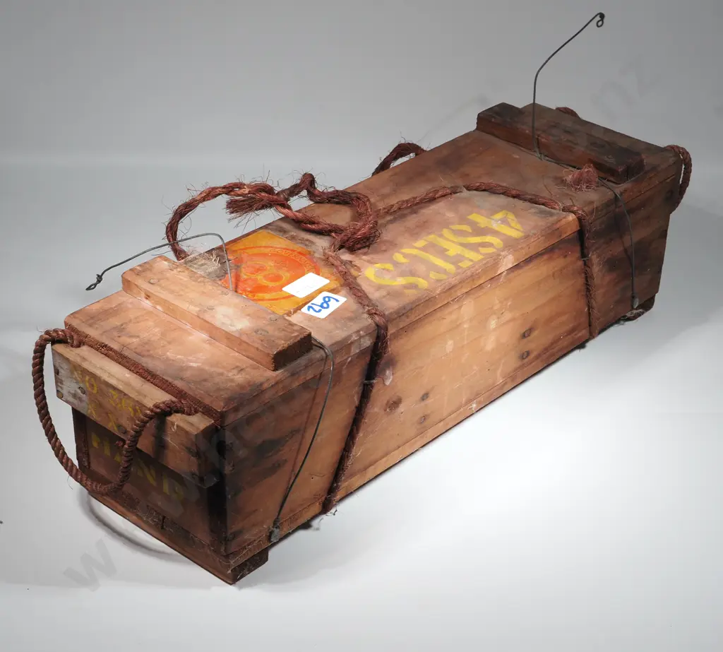 1942 Dated Hand Grenade Wooden Box No. 36 Mk1 x12 Image 1++