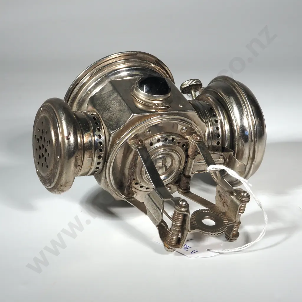 Vintage Carbide Bicycle Lamp Or Acetylene Gas Lamp. Commonly Used On Bicycles In The Early 20th Century Image 1++