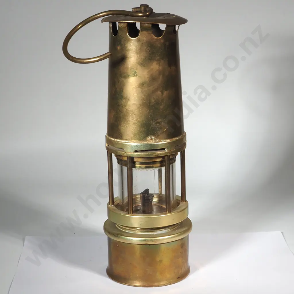 Brass Miners Lamp Complete with Burner. Image 1++