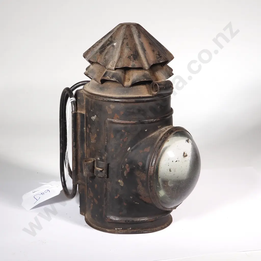 Victorian Bulls Eye Lantern. Possibly Police Issue Image 1++
