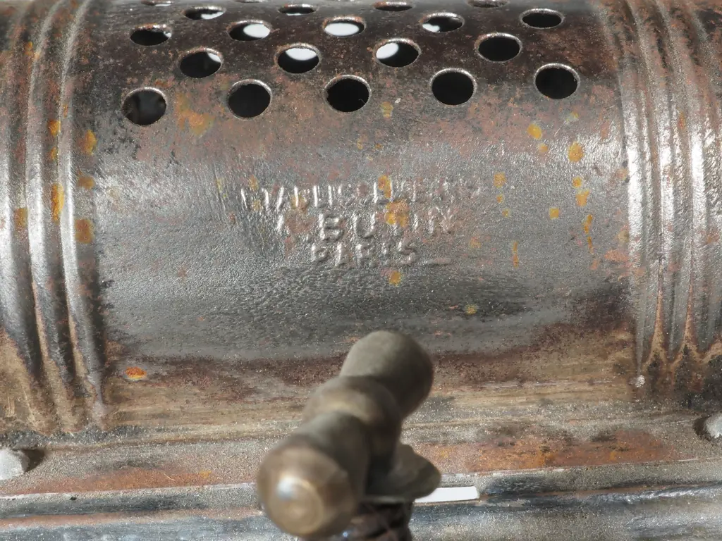 French Carbide Carriage Lamp. Possibly Electrified. A Butin  Image 1++