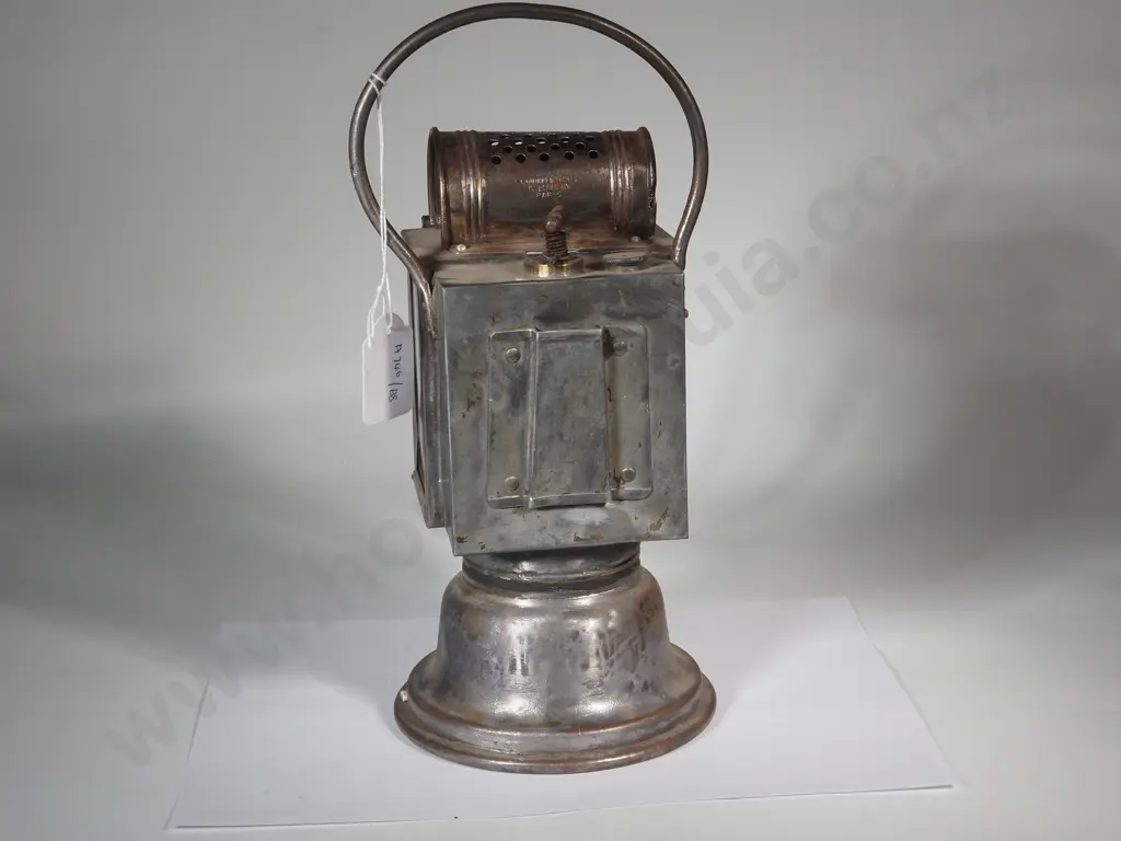 French Carbide Carriage Lamp. Possibly Electrified. A Butin  Image 1++