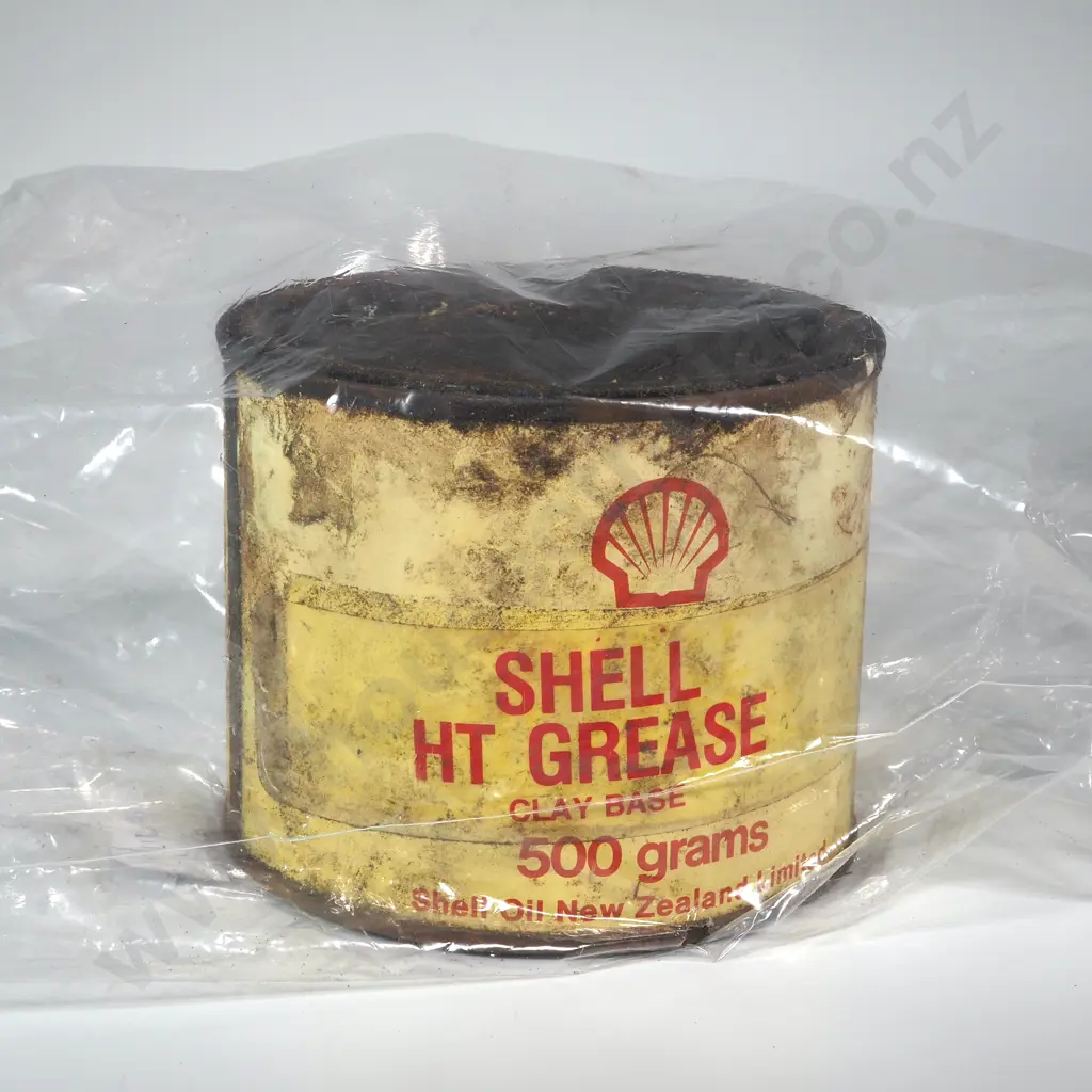 Vintage Shell HT Grease Tin Clay Base 500 grams  Image 1++