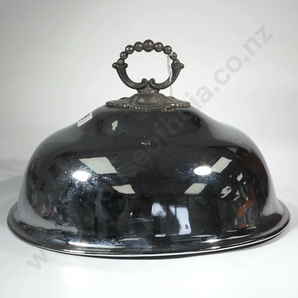 Silver Plate Meat Cover.  Image 1++