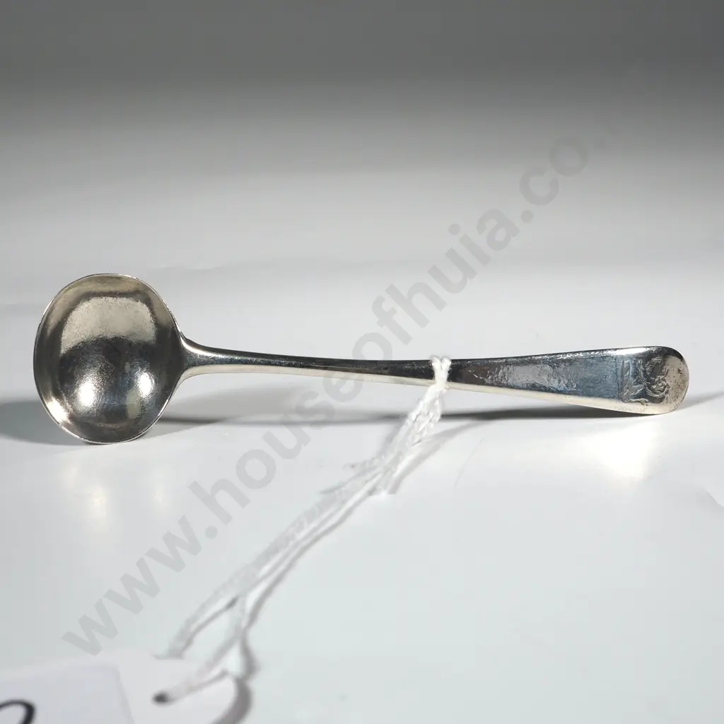 Georgian Sterling Silver Mustard Spoon.  Image 1++