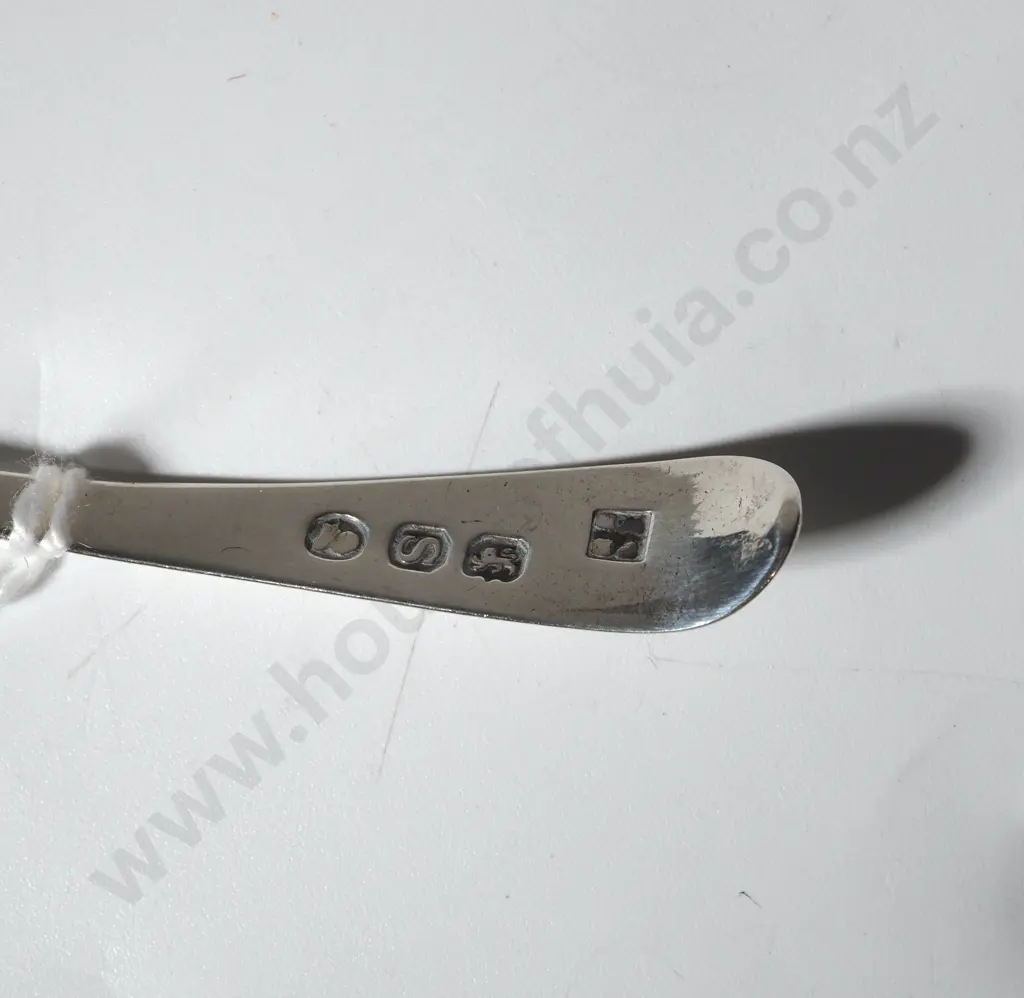 Georgian Sterling Silver Mustard Spoon.  Image 1++