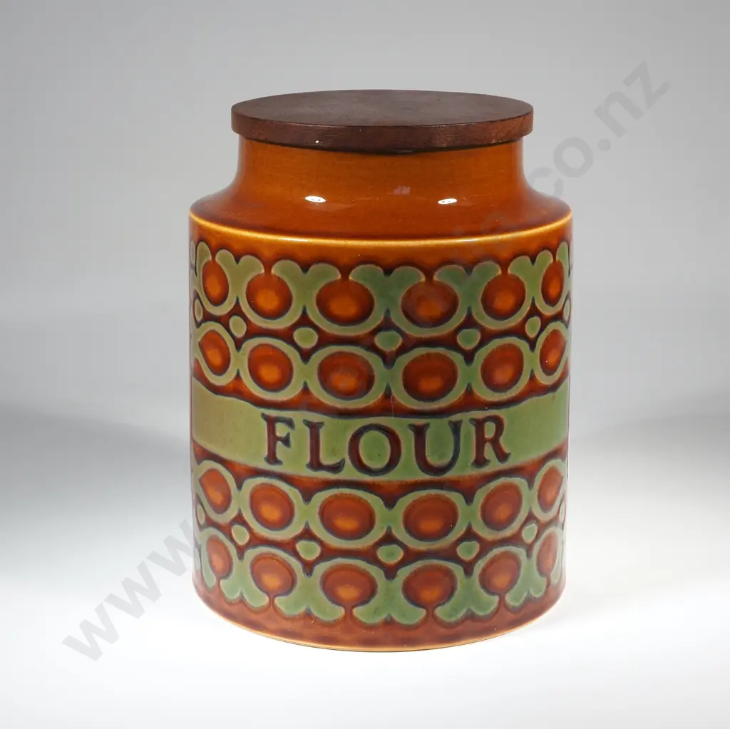 Hornsea Pottery Bronte Pattern Flour Jar Image 1++