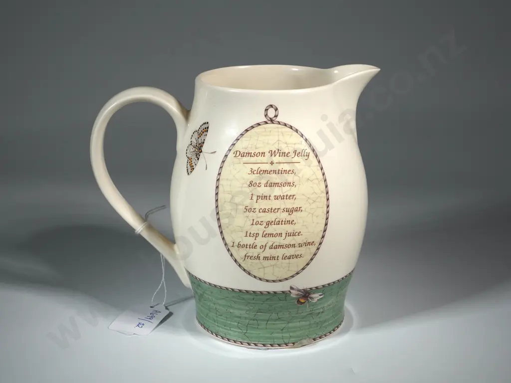 Wedgwood Sarah’s Garden Tall Milk Jug - Prunus Domestica Image 1++