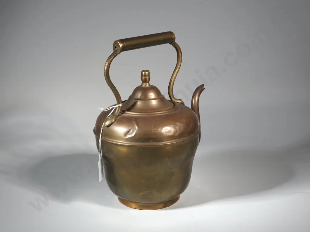 Antique Brass Kettle Image 1++