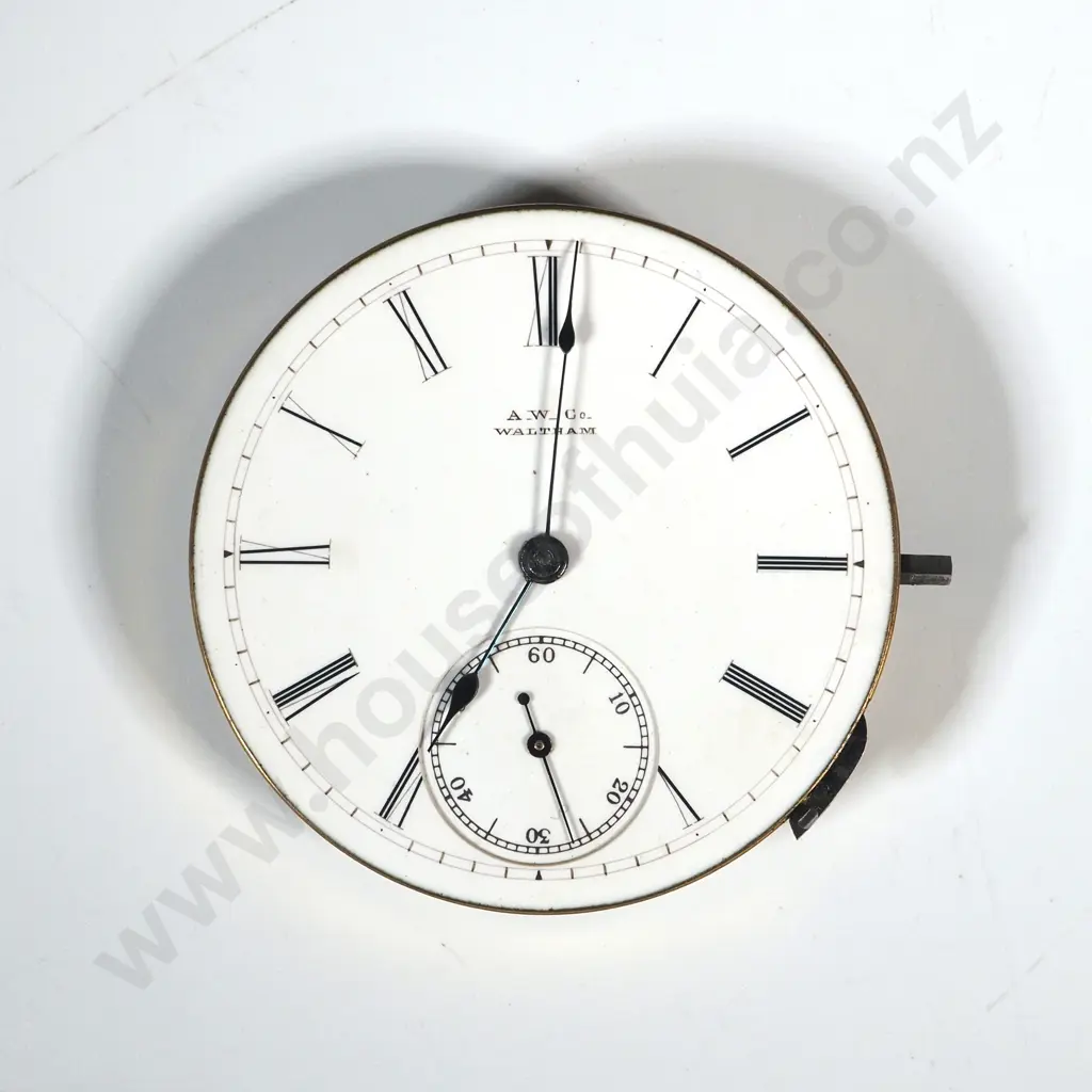 Waltham Pocket Watch Movement A/F  Image 1++