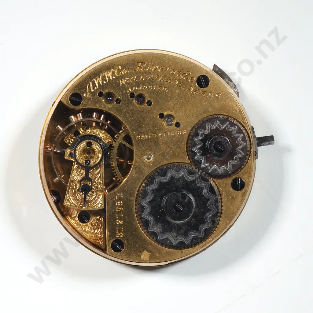 Waltham Pocket Watch Movement A/F  Image 1++