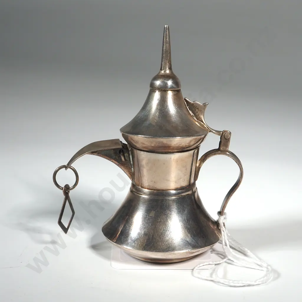 Sterling Silver Miniature Coffee Pot Or Dallah.  Image 1++