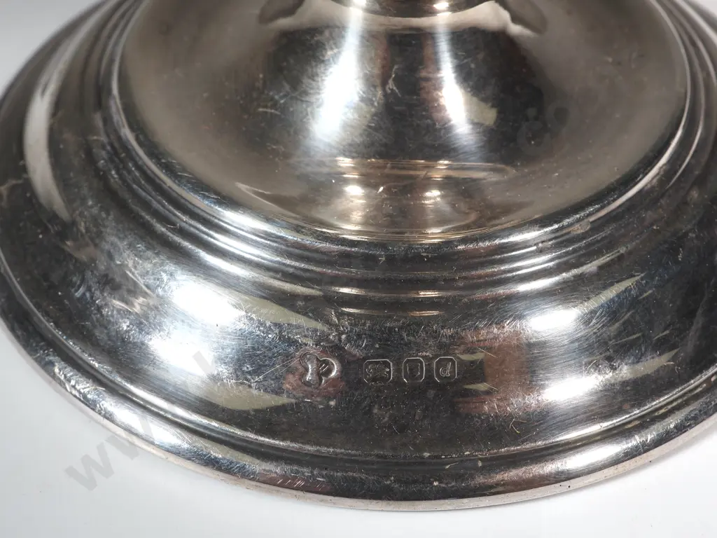 Sterling Silver Candlestick. London 1959 Image 1++