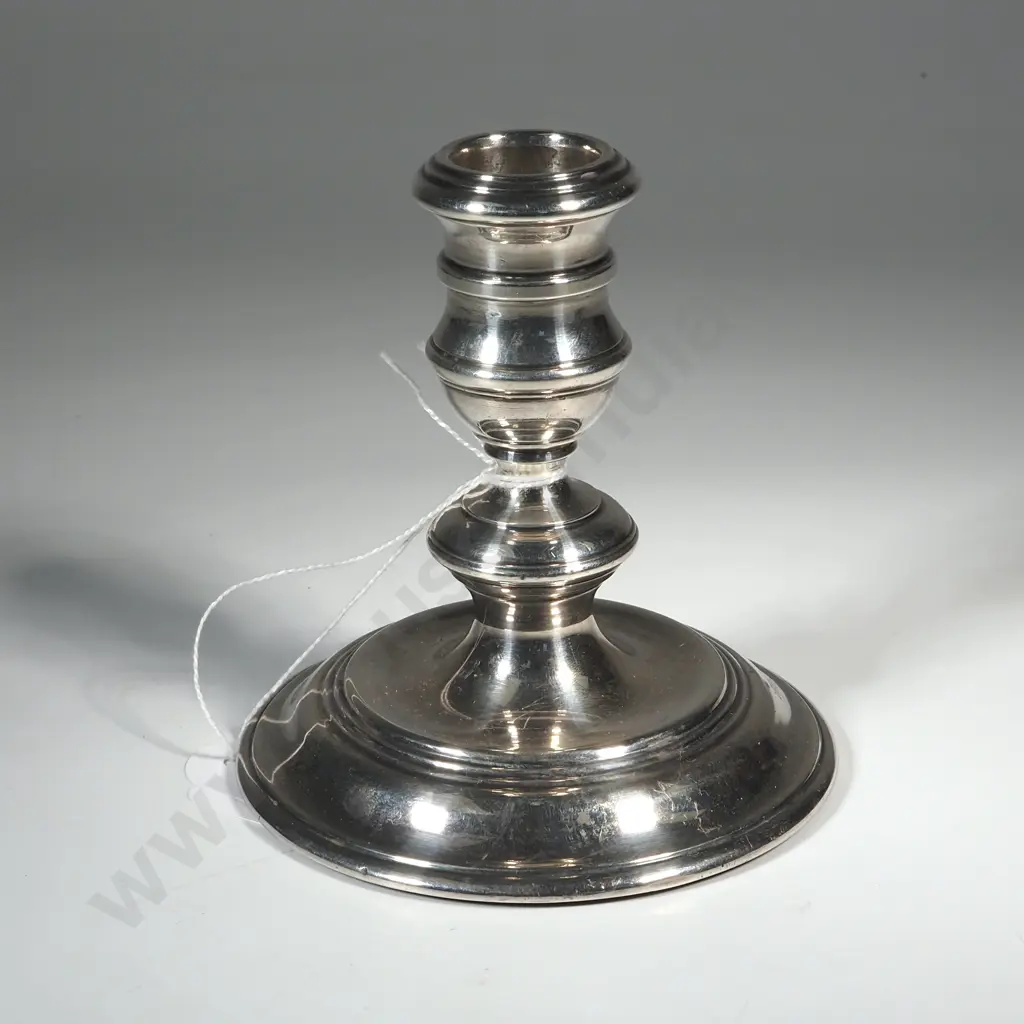Sterling Silver Candlestick. London 1959 Image 1++