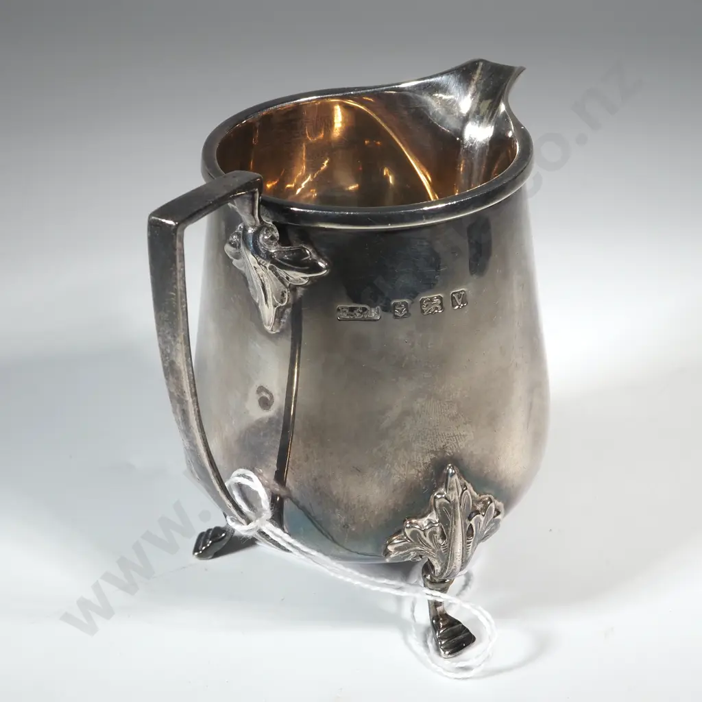 Silver Silver Cream Jug. Birm 1920 Image 1++