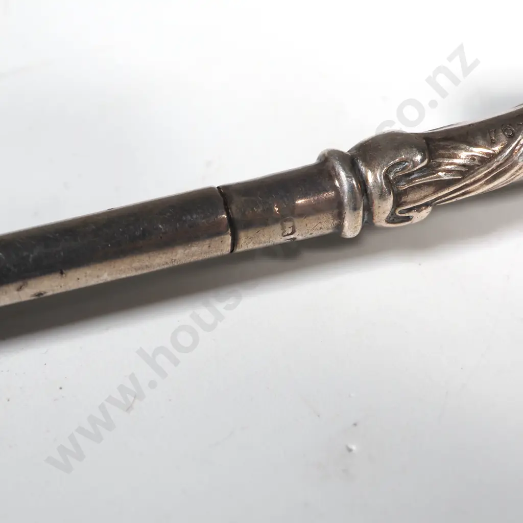 Sterling Silver Art Nouveau Boot Hook. Birm 1903 Image 1++