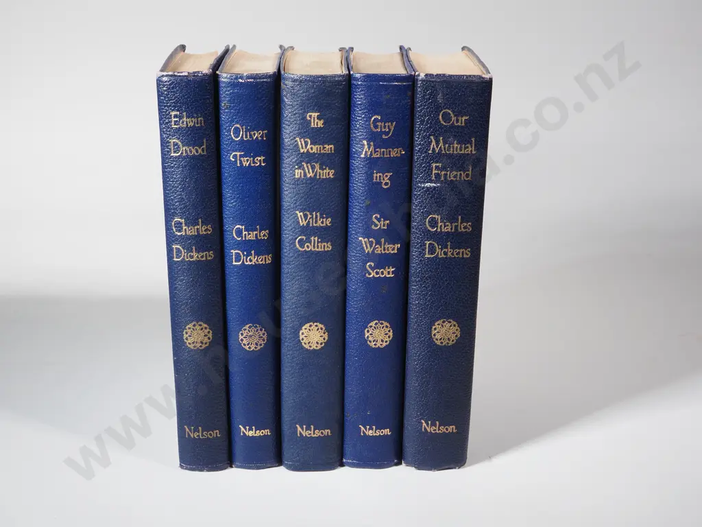 Three Charles Dickens Novels;  A Wilkie Collins 1860 Novel; Sir Walter Scott 1815 Novel. Image 1++