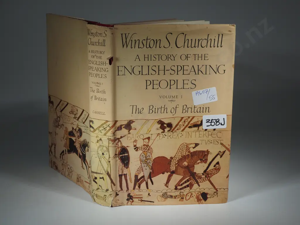 Churchill, Winston S. 1956. A History of English-Speaking Peoples. Vol. I. The Birth of Britain. Image 1++