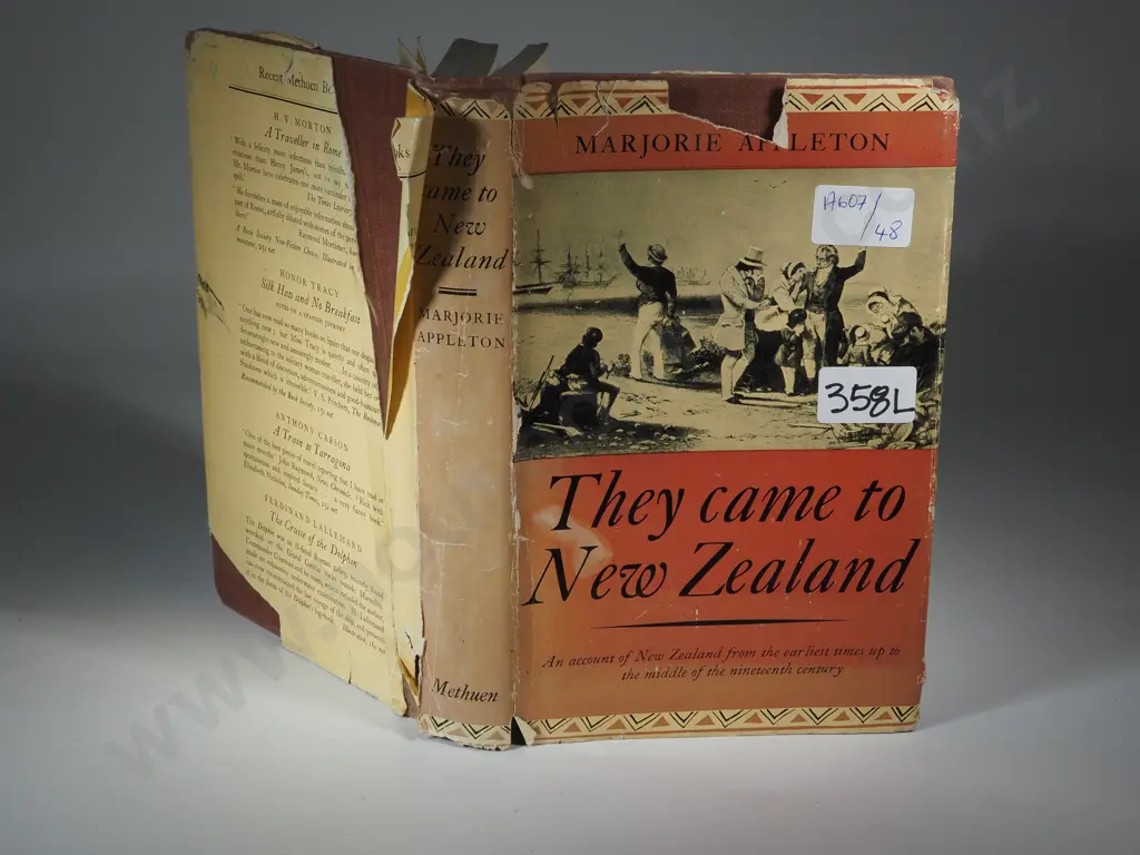 Appleton, Marjorie.1958.They Came to New Zealand. The Camelot Press Ltd., London. Image 1++
