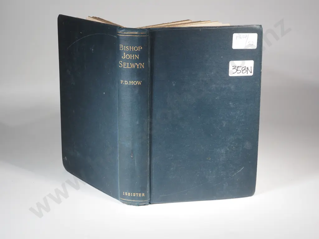 How.,F.D. 1900. Bishop John Selwyn, A Memoir. Isbister & Company Ltd., London. Image 1++
