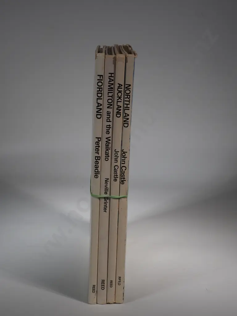 Four Books Published By Reed - Fiordland By Peter Beadle, Hamilton & The Waikato By Neville Grinter, Auckland Image 1++