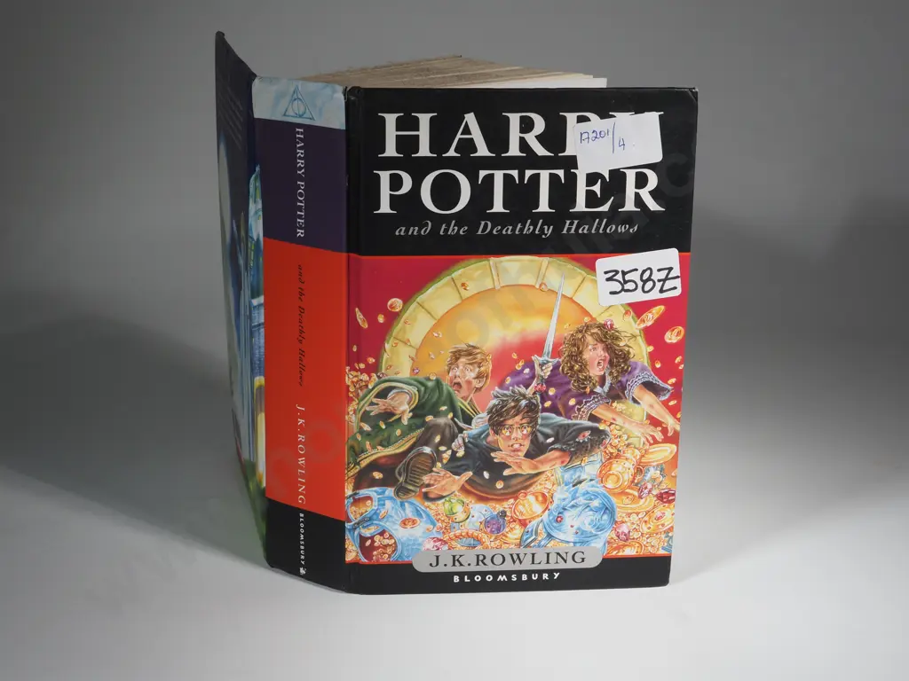 Harry Potter and the Deathly Hallows, First UK Edition, First Printing, Bloomsbury 2007, Hardback, Bloomsbury Publisher Image 1++