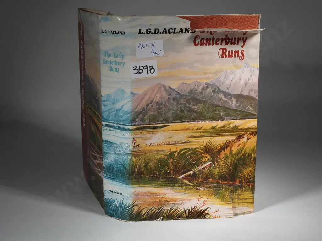 Ackland, L.G.D. 1975. The Early Canterbury Runs. Whitcoulls Publishers. Image 1++