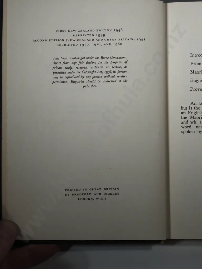 Reed, A.W. 1948. Reeds' Concise Maori Dictionary. A.H. & A.W. Reed Publishers. Image 1++