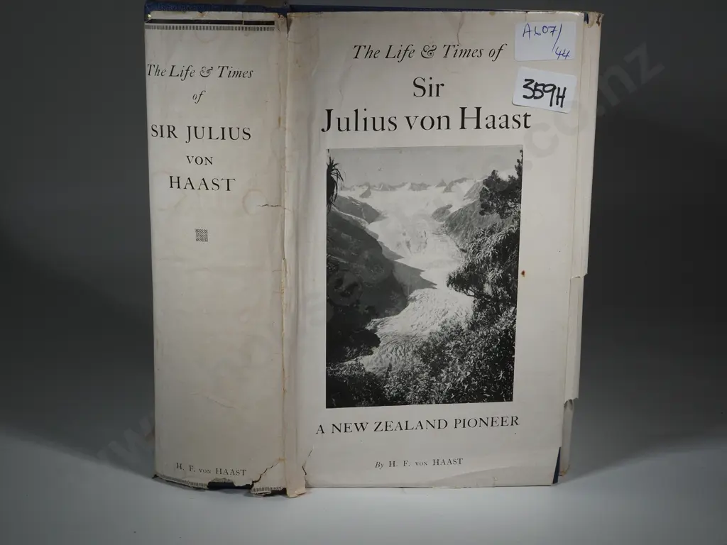 von Haast, H.F. 1948. The Life & Times of Sir Julius von Haast. Avery Press Limited. Image 1++