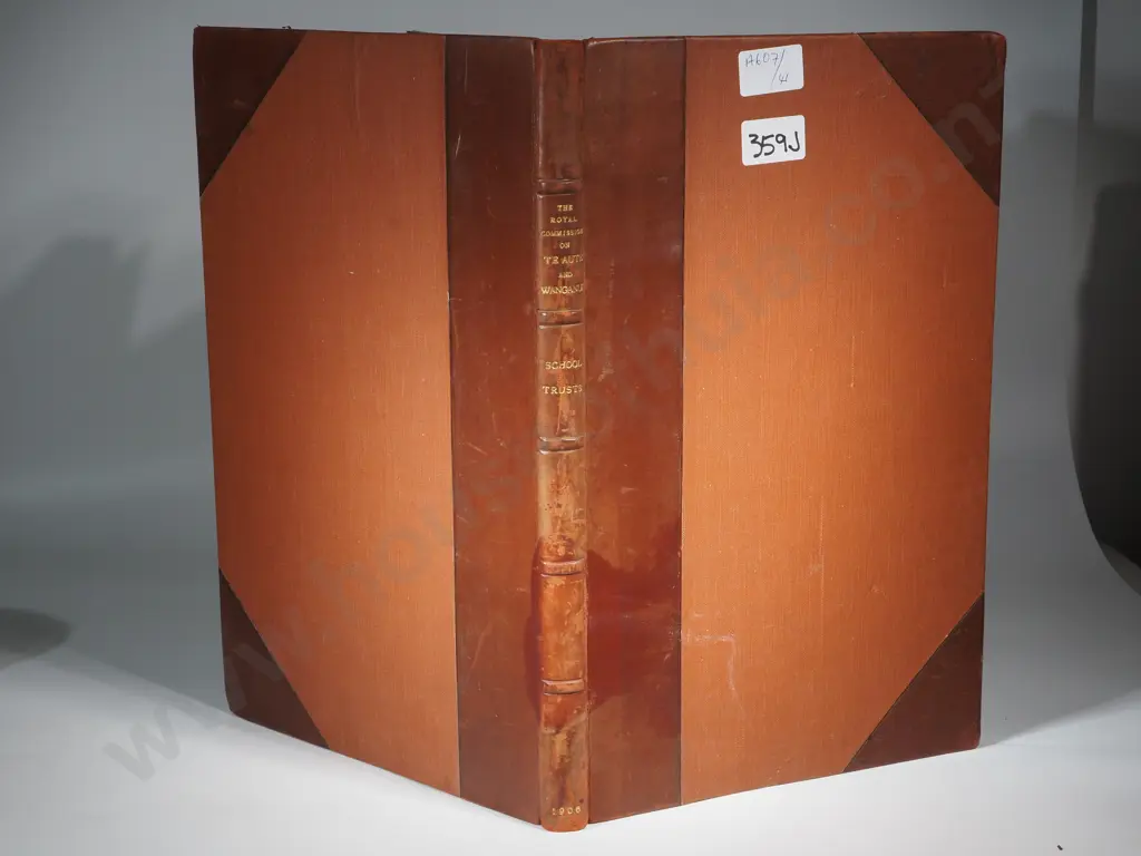 The Royal Commission on Te Aute & Wanganui. 1906. Presented to Both Houses of the General Assembly. Image 1++