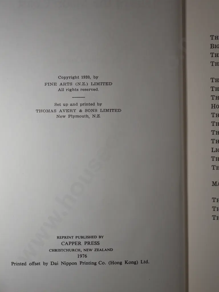 J Cowan; Tales Of The Maori Coast. Reprint Published By The Capper Press. Christchurch NZ 1976 Image 1++