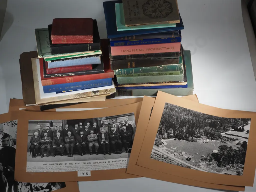 A Large Quantity Of Books & Ephemera On Religion Together With Vintage Photographs  Image 1++