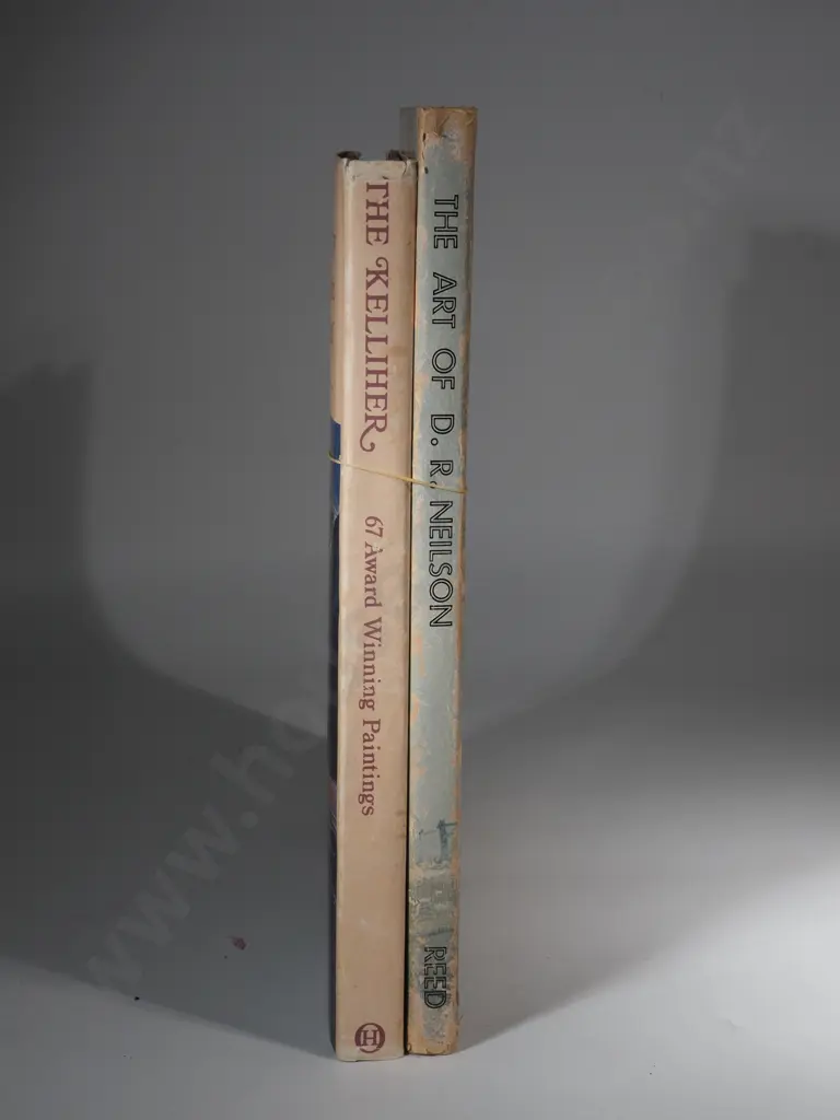 Two Books; The Kelliher. 67 Award Winning Paintings of the New Zealand Landscape and Its People Author King, Richard Image 1++
