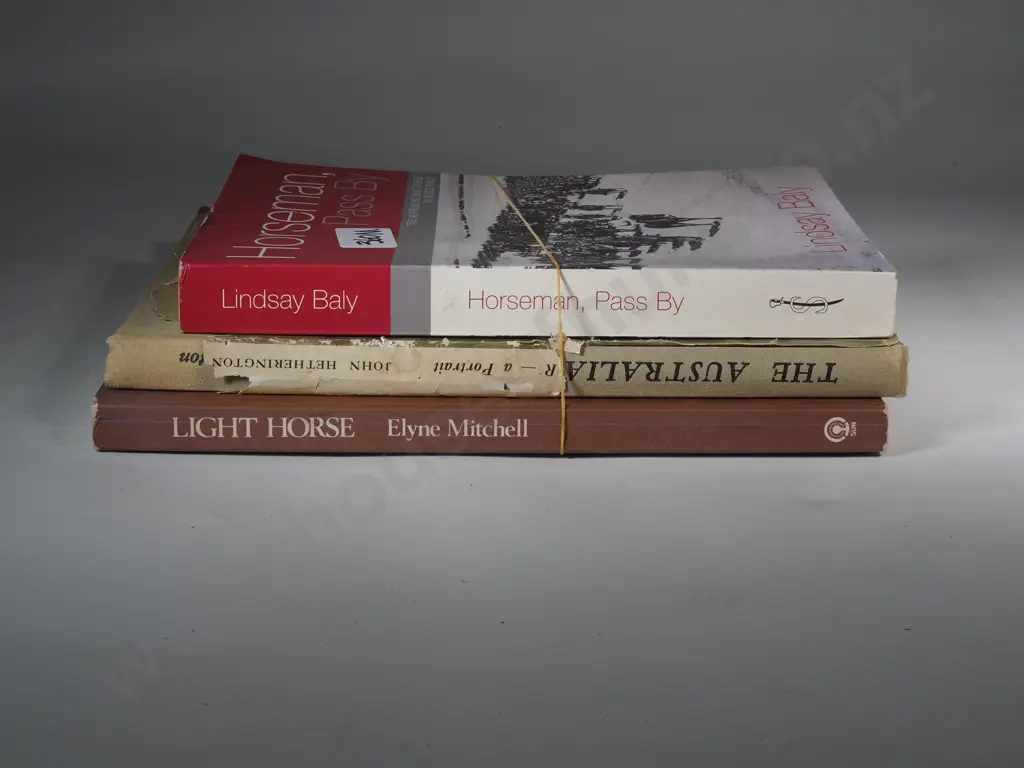 John Hetherington , The Australian Soldier A Portrait.F H Johnston Publishing Co. &  Elyne Mitchell, Light Horse Image 1++