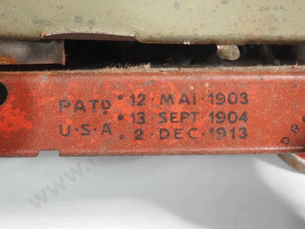 German Lehmann DR GM Patent 12th May 1903 Wind Up Toy Tin Plate Car with Driver. US Patent 2 Dec 1913. A/F Image 1++