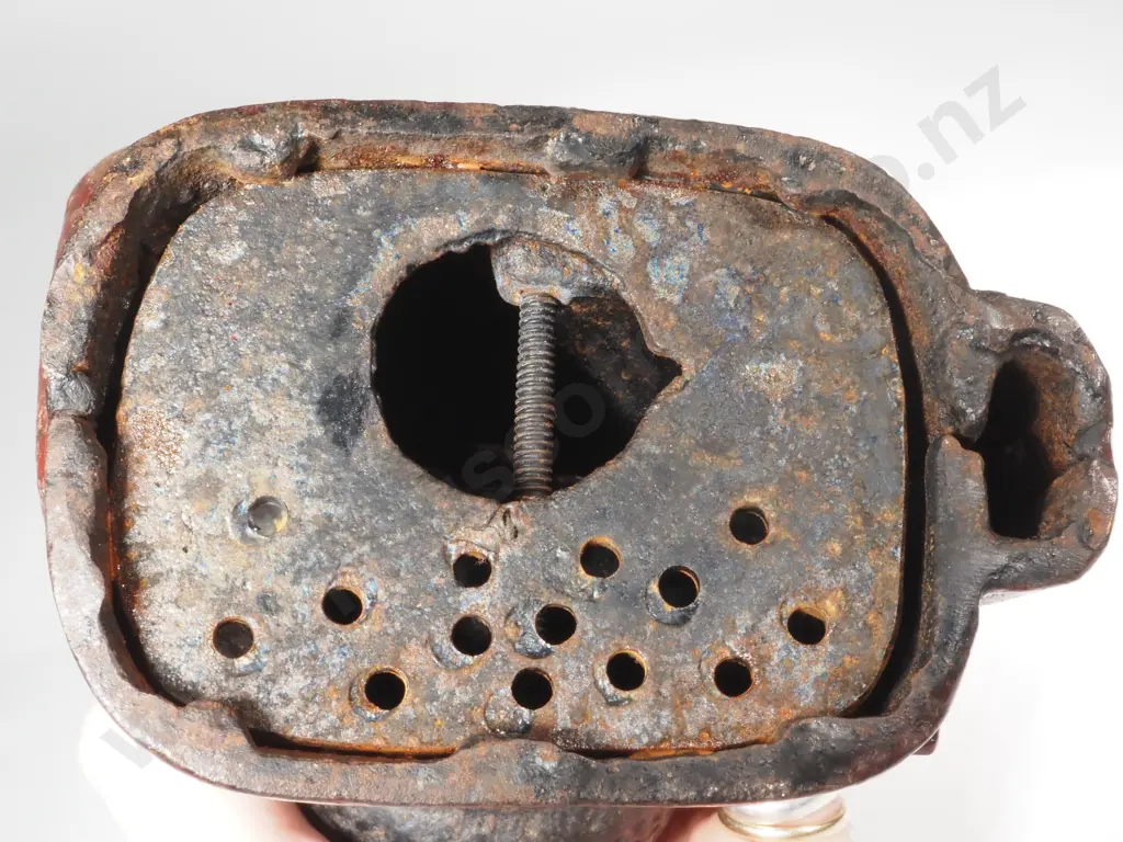 Antique Mechanical   Money Bank. Patented. Believed Original Painted. 1898? Image 1++