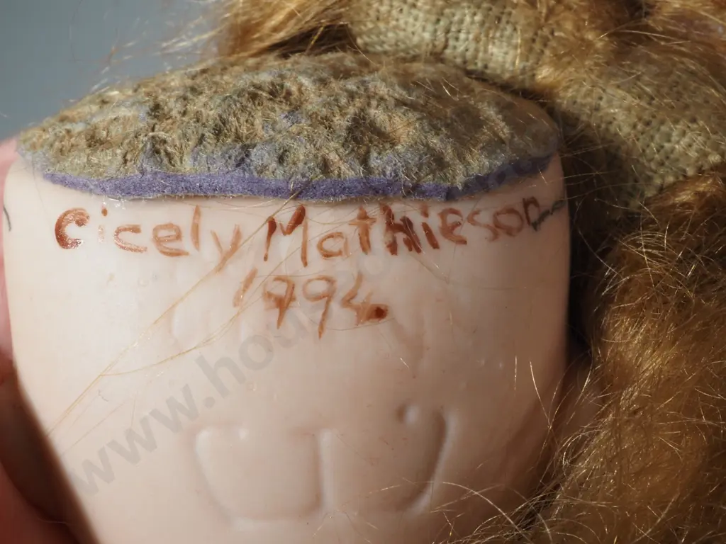 Patricia Ryan Brooks Doll With China Face & Limb & Cloth Body & A Smaller All China Doll Image 1++