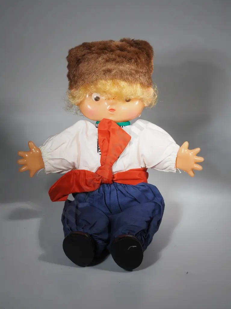 Vintage Russian Doll with Google Eyes. Image 1++