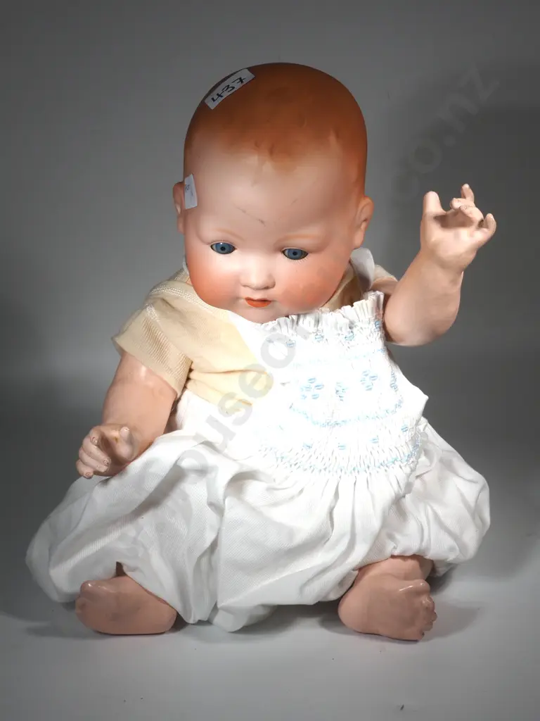 Antique Large Armand Marseille 351/8  Dream Baby Doll Bisque Head. Also Known As Dream Baby Image 1++