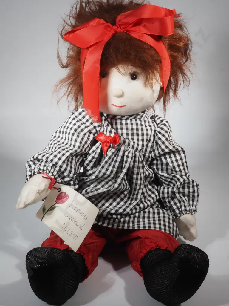 Vintage Hand Made Rag Doll " Lizzie" - Victorias Cupboard, Nelson Image 1++