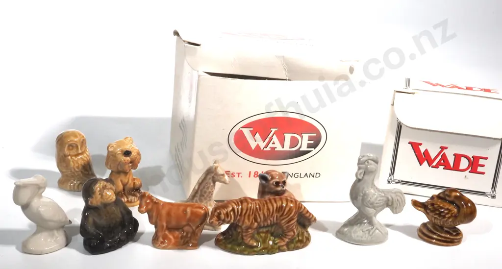 Wade Whimsies Including Giraffe, Monkey, Lion, Cow, Rooster, Pelicans, Owl Etc. Image 1++