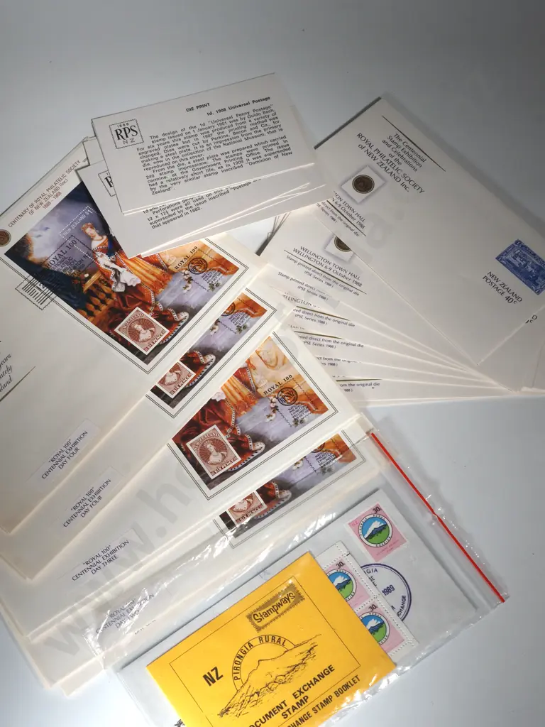 Royal Philatelic Society Of NZ Centennial  Envelopes  Image 1++