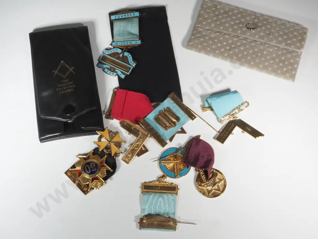 Collection Of Masonic Lodge Medals  Image 1++